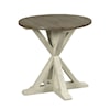 Hammary Reclamation Place Trestle Round End Table