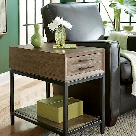 Chairside Table with Drawer