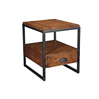 Rectangular End Table with Drawer