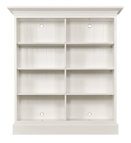 Transitional Double Mid Height Bookcase