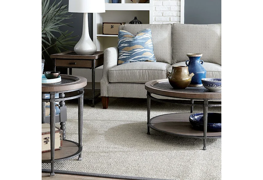 Austin Round Coffee Table by Hammary at Alison Craig Home Furnishings
