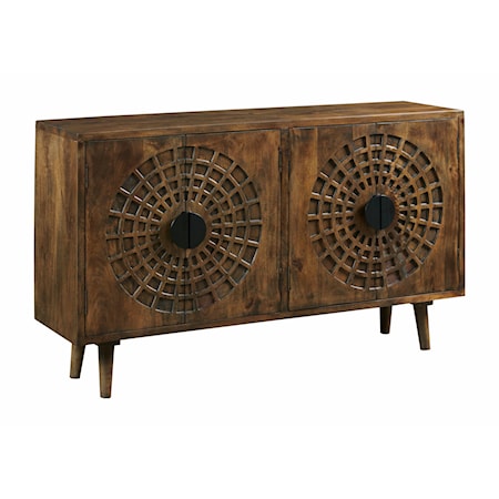 Radial Four Door Cabinet