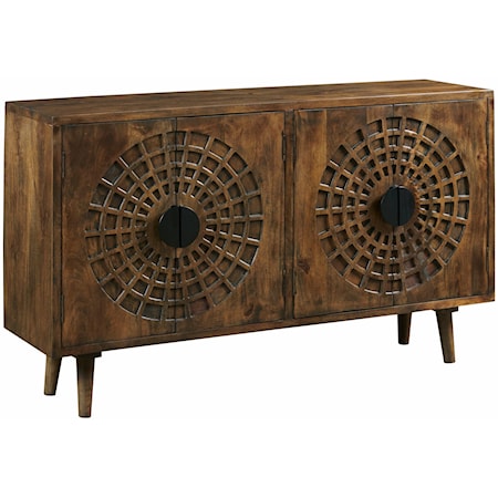 Radial Four Door Cabinet