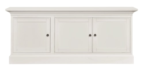 Transitional 3-Door Console