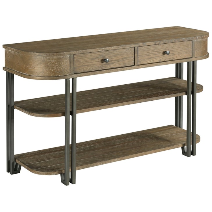 Hammary Saddletree Sofa Table