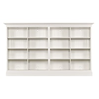 Transitional Quad Mid Height Bookcase