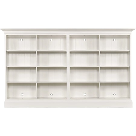 Transitional Quad Mid Height Bookcase