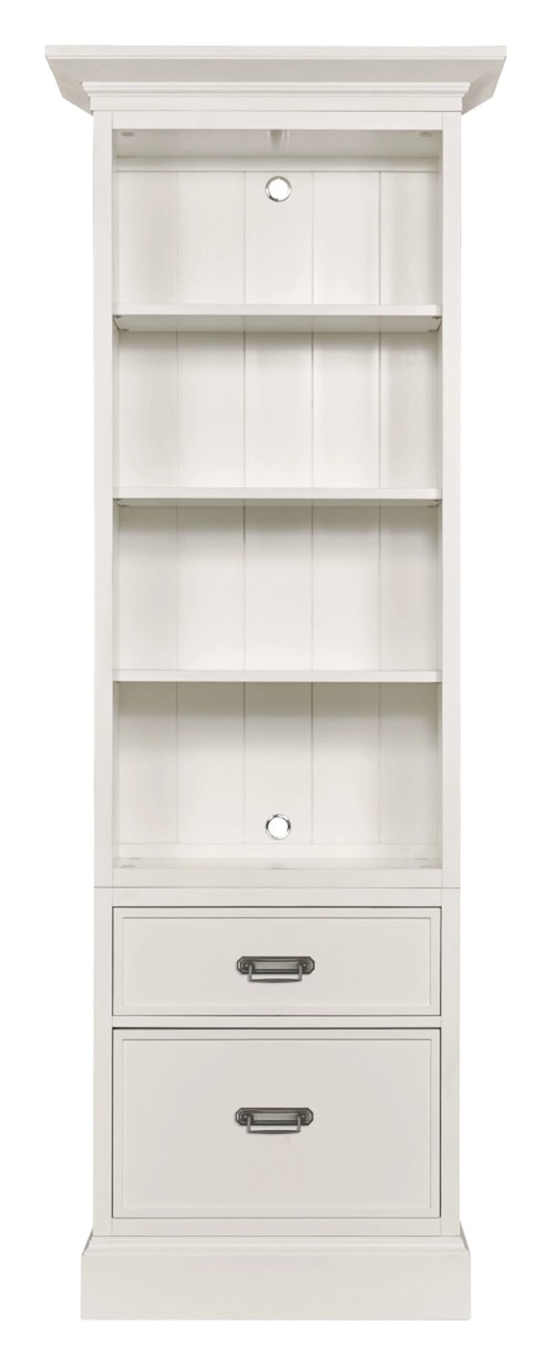 Transitional Single Storage Bookcase Cabinet