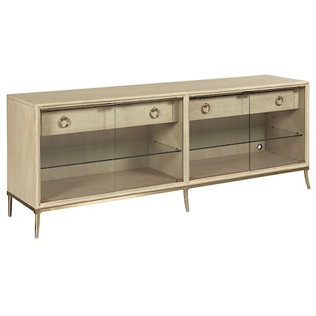 Corsica Entertainment Console with Adjustable Shelves
