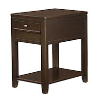 Downtown Chairside Table with USB Power Bar