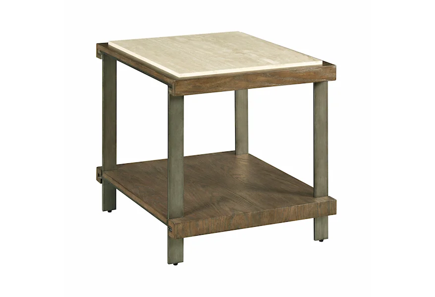 Amara End Table by Hammary at Jordan's Home Furnishings
