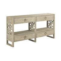 Relaxed Vintage Biscane Hall Console with Storage