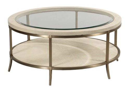 Monaco Coffee Table with Tempered Glass Top