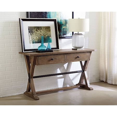 Trestle Sofa Table