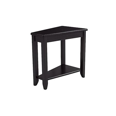 Black Chairside Table