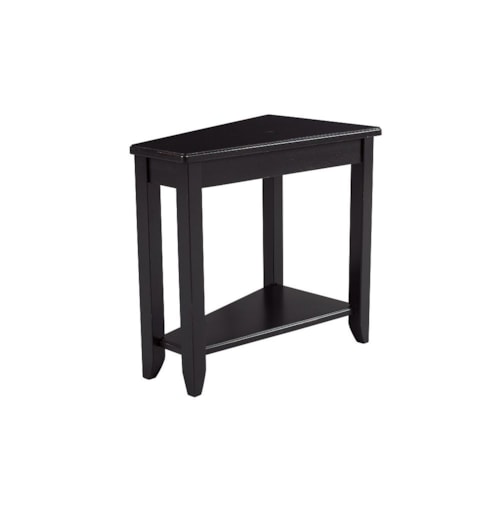 Black Chairside Table