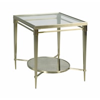 Transitional Rectangular End Table