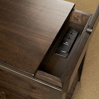 Chairside Table with USB