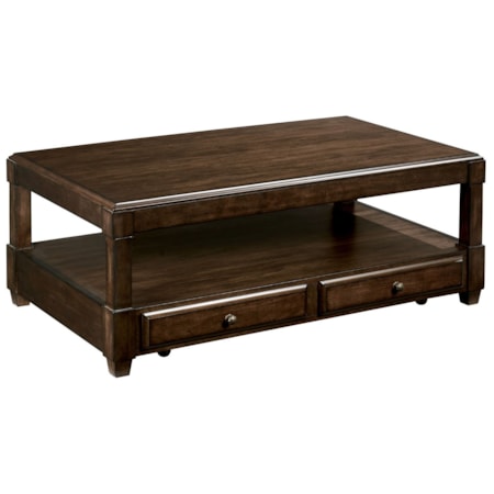 Rectangular Lift-Top Cocktail Table