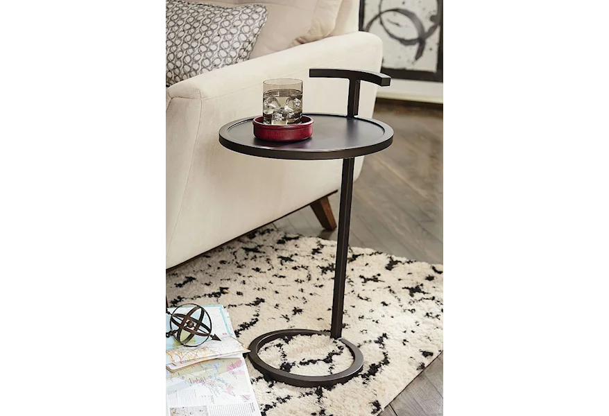 Hidden Treasures Round Accent Table by Hammary at Stoney Creek Furniture 