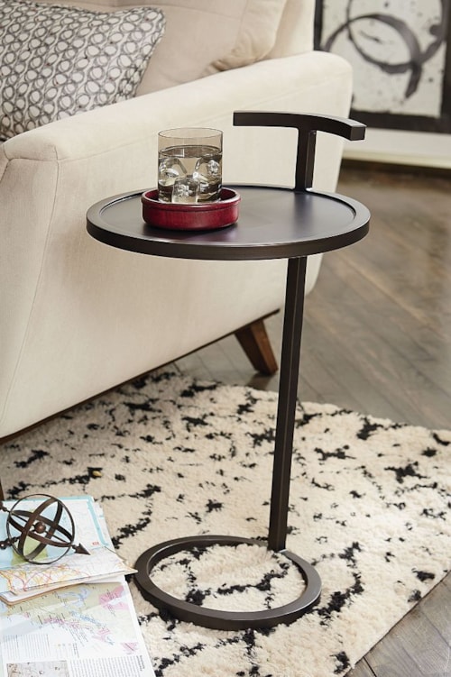 Contemporary Round Accent Table