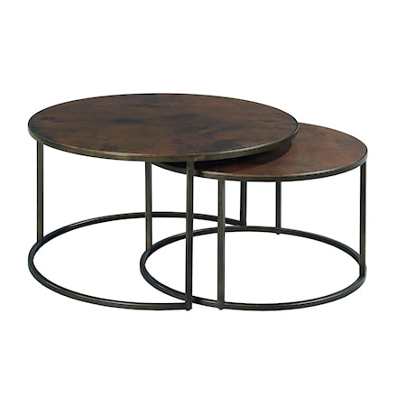 Round Cocktail Table Set