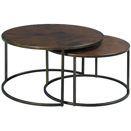 Round Cocktail Table Set