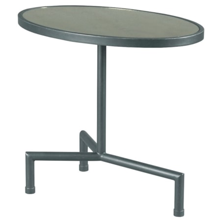 Oval Chairside Table