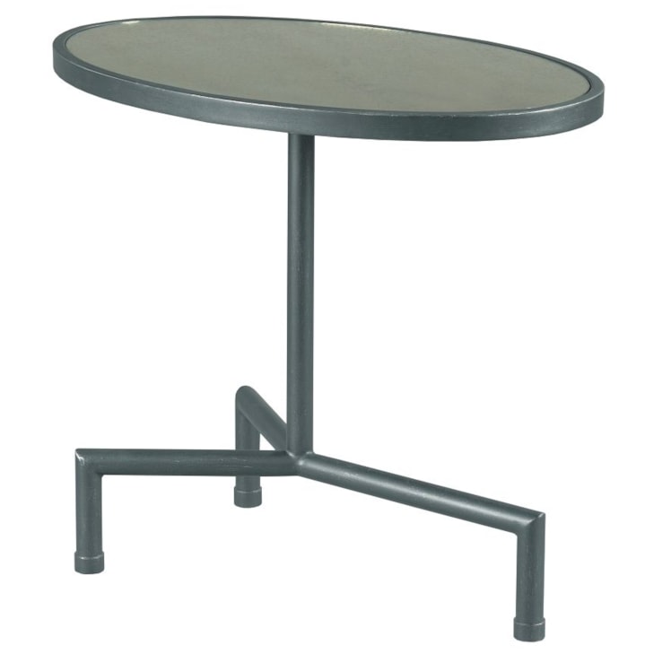 Hammary Hidden Treasures Oval Chairside Table