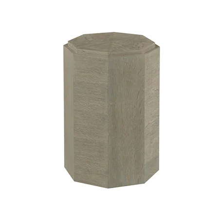 Contemporary Clinton Octagonal Chairside Table