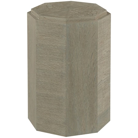 Contemporary Clinton Octagonal Chairside Table