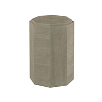 Contemporary Clinton Octagonal Chairside Table