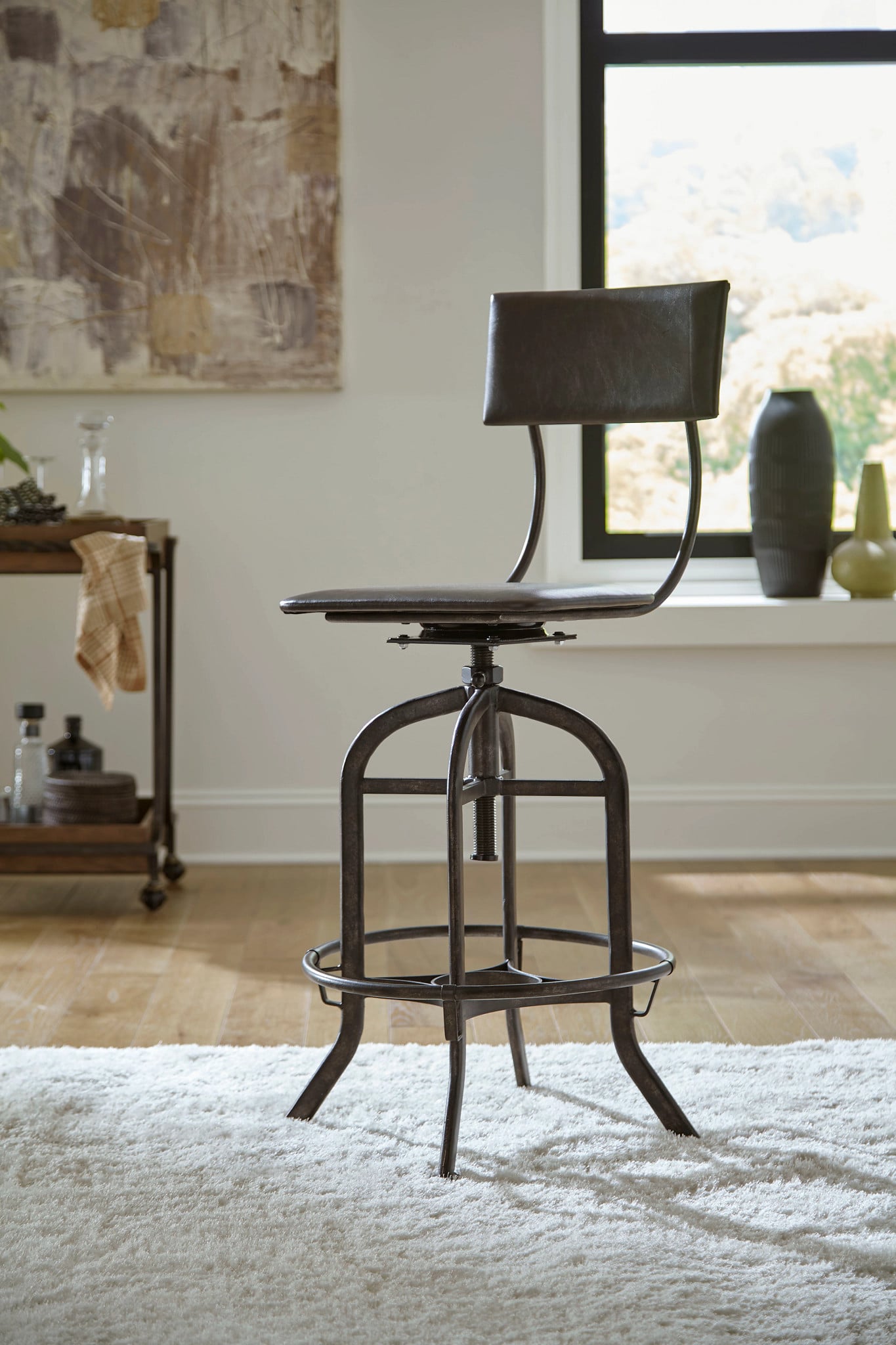 Rocco Adjustable Bar Stool