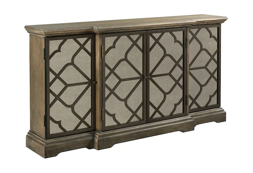 Hidden Treasures Fret Cabinet by Hammary at Stoney Creek Furniture 