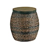 Hammary Junction Round Accent Basket Table