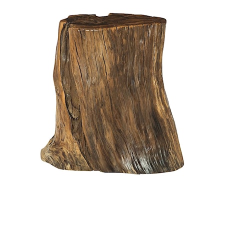 Tree Trunk Accent Table