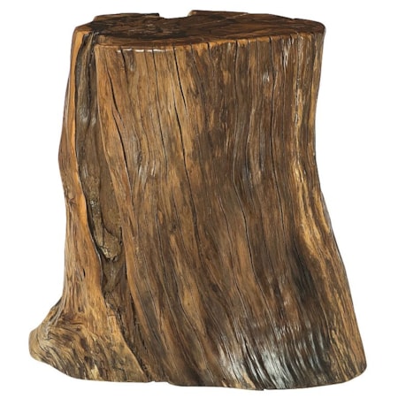 Tree Trunk Accent Table