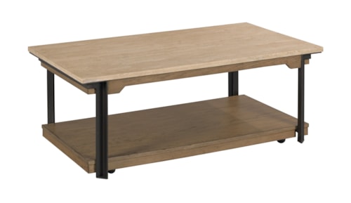 Transitional Rectangular Coffee Table