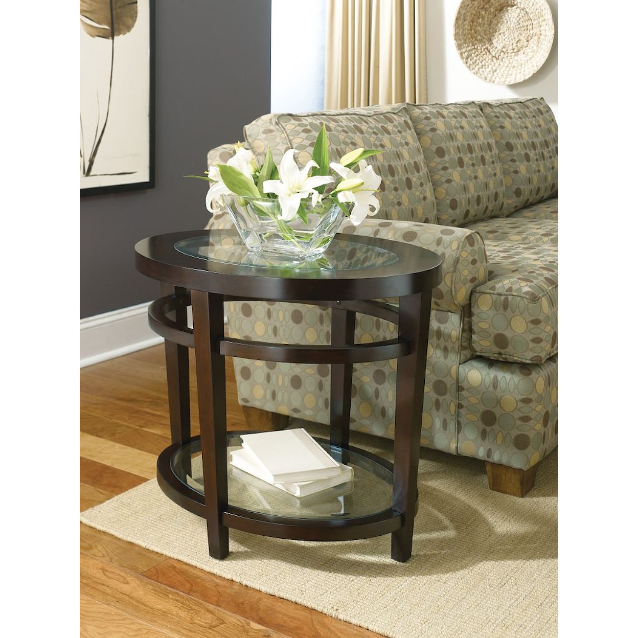 Hammary Urbana Oval End Table