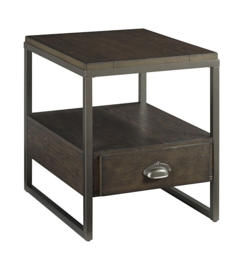 Rectangular End Table with Drawer