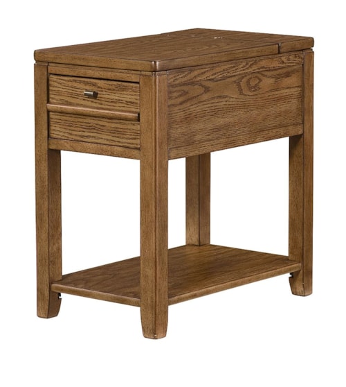 Downtown Chairside Table with USB Power Bar