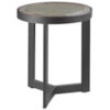 Hammary Graystone Round End Table