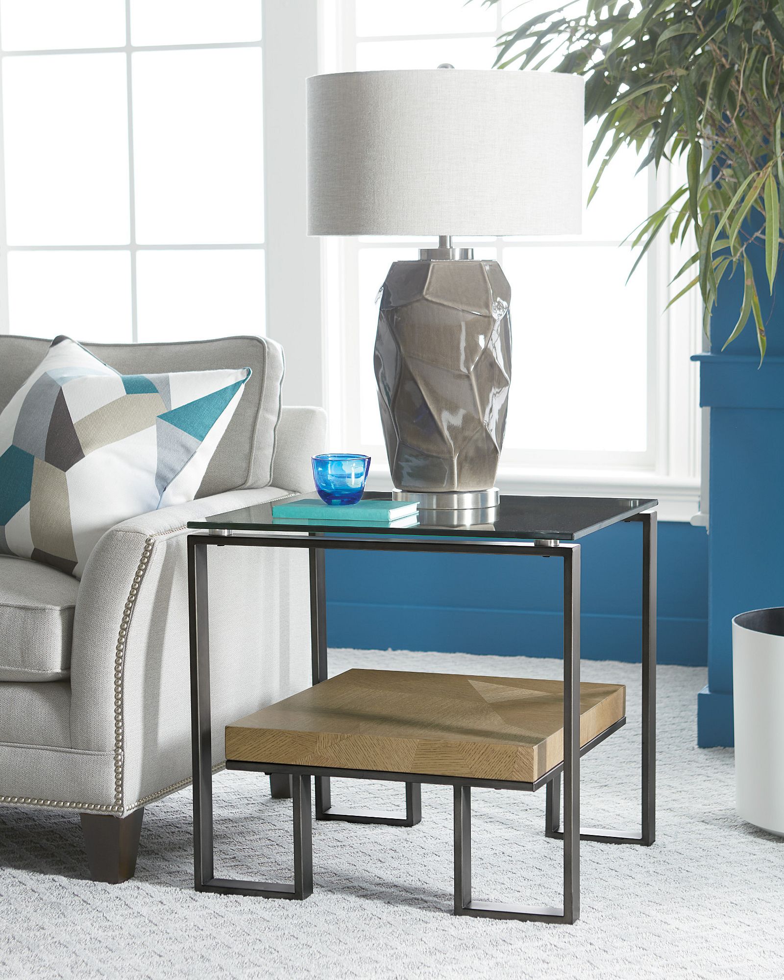 Hammary Abstract Rectangular End Table