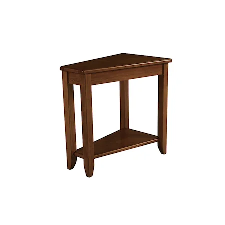 Oak Chairside Table