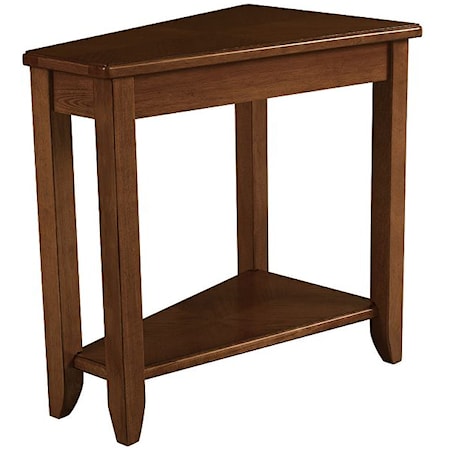 Oak Chairside Table