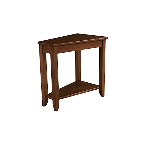 Oak Chairside Table