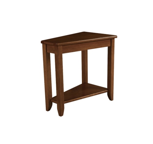 Oak Chairside Table