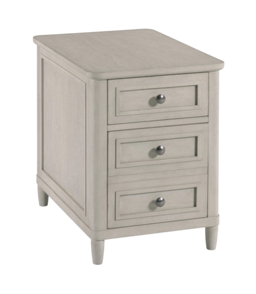 Transitional Rectangular Chairside Table