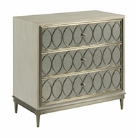 Transitional 3-Drawer Accent Cabinet