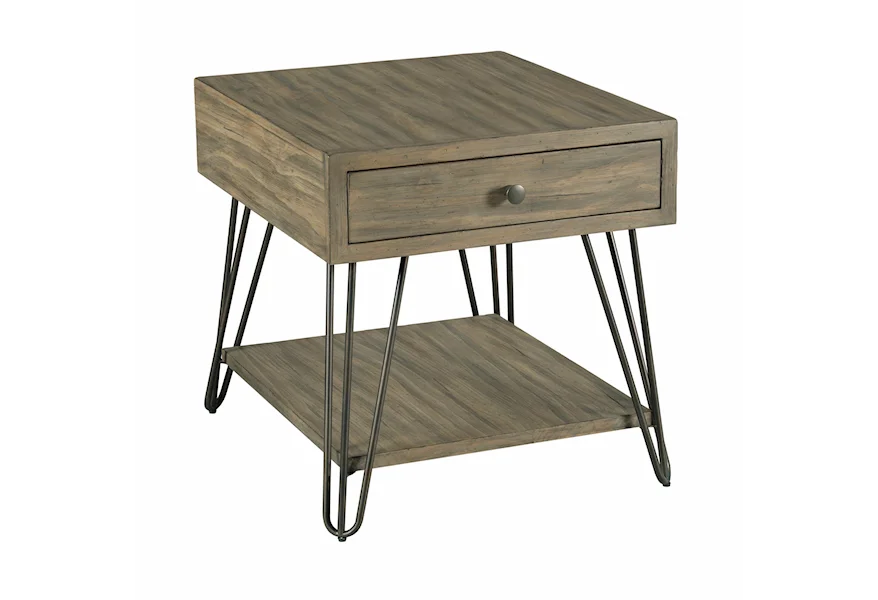 Sanbern Rectangular Drawer End Table by Hammary at Stoney Creek Furniture 